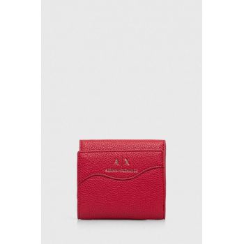Armani Exchange portofel femei, culoarea roz