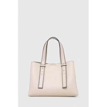 Armani Exchange poseta culoarea bej
