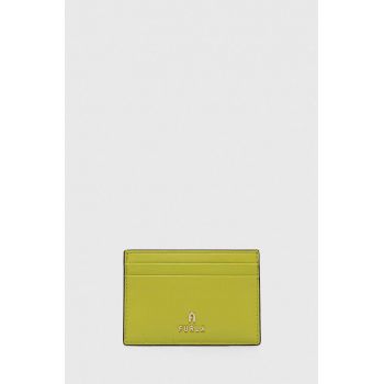 Furla carcasa din piele culoarea verde
