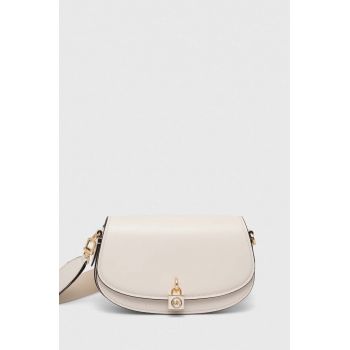 MICHAEL Michael Kors poseta de piele culoarea bej