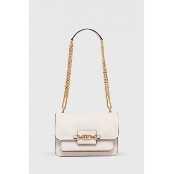 MICHAEL Michael Kors poseta de piele culoarea bej