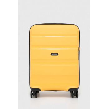 American Tourister valiză culoarea galben