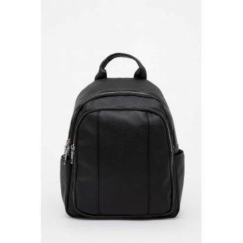 Answear Lab rucsac femei, culoarea negru, mic, neted
