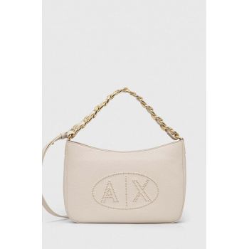 Armani Exchange poseta culoarea bej