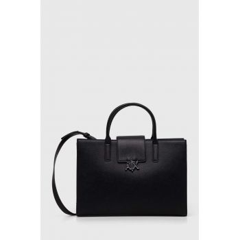 Armani Exchange poseta culoarea negru