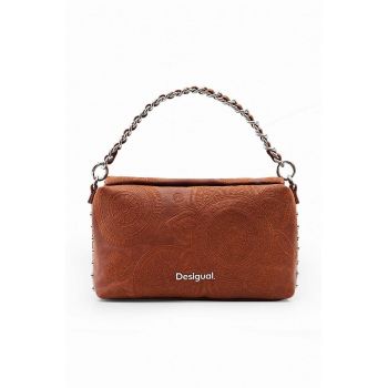 Desigual poseta culoarea maro