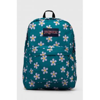 Jansport rucsac culoarea verde, mare, modelator