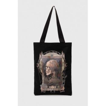 Medicine geanta de bumbac culoarea negru