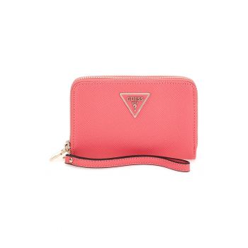 Portofel de piele ecologica cu aspect de piele saffiano Laurel
