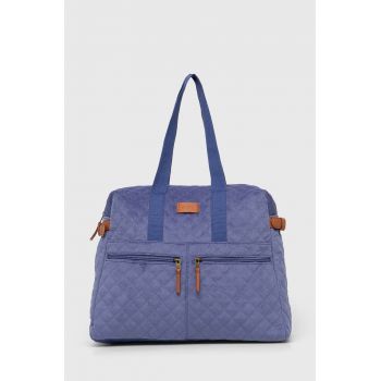 Roxy geanta culoarea violet de firma originala