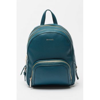 Rucsac de piele ecologica cu un compartiment dublu