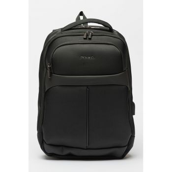 Rucsac pentru laptop - cu fermoar - Negru