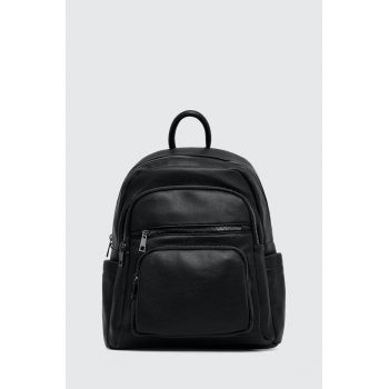 Answear Lab rucsac femei, culoarea negru, mic, neted