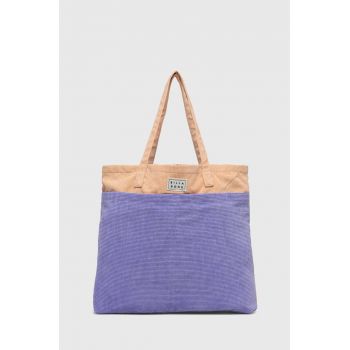 Billabong geanta de bumbac culoarea violet ieftina