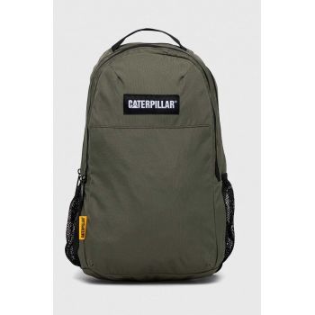 Caterpillar rucsac V-POWER culoarea verde, mare, neted