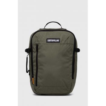 Caterpillar rucsac V-POWER culoarea verde, mare, neted