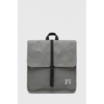 Herschel rucsac City Backpack Gargoyle culoarea gri, mare, neted