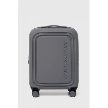 Mandarina Duck valiza culoarea gri ieftina
