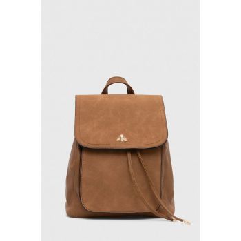 Medicine rucsac femei, culoarea maro, mare, neted
