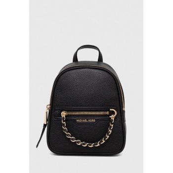 MICHAEL Michael Kors ghiozdan de piele femei, culoarea negru, mic, neted