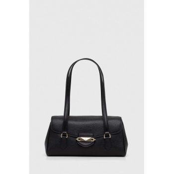 MICHAEL Michael Kors poseta de piele culoarea negru