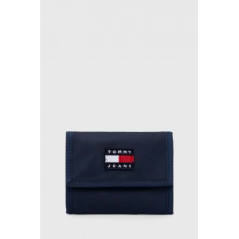 Tommy Jeans portofel barbati, culoarea albastru marin