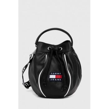 Tommy Jeans poseta culoarea negru