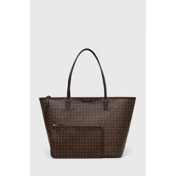 Tory Burch poseta culoarea maro