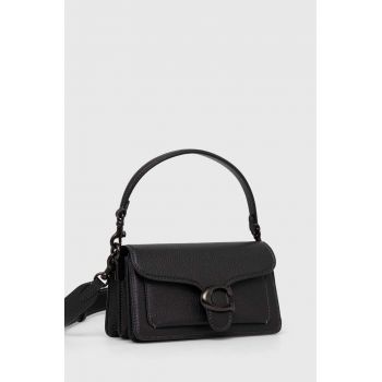 Coach poșetă de piele Tabby Shoulder Bag 20 culoarea negru CM546