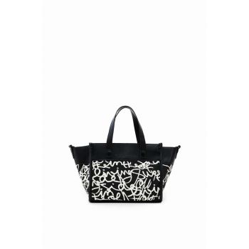 Desigual poseta culoarea negru