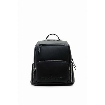 Desigual rucsac femei, culoarea negru, mic, neted
