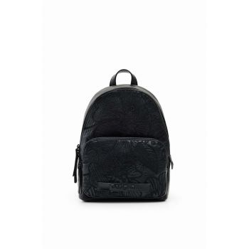 Desigual rucsac femei, culoarea negru, mic, neted