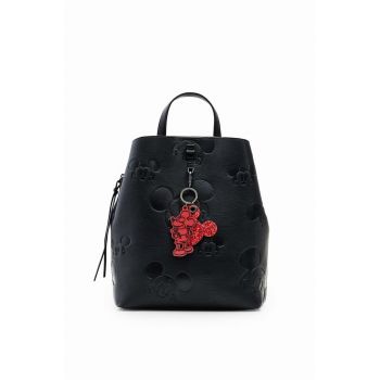 Desigual rucsac x Disney femei, culoarea negru, mare, cu imprimeu