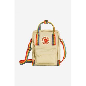 Fjallraven borsetă Kanken Rainbow Sling culoarea bej F23623.115.907-907