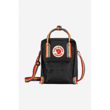 Fjallraven borsetă Kanken Rainbow Sling culoarea negru F23623.550.907-907