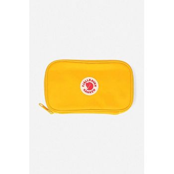 Fjallraven portofel culoarea galben F23781.141-141