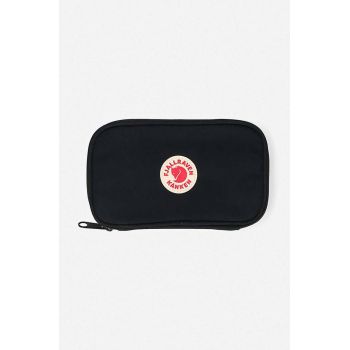 Fjallraven portofel Kanken Travel Wallet culoarea negru F23793