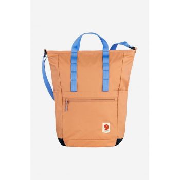 Fjallraven rucsac Fjallraven High Coast Totepack culoarea portocaliu, mare, uni F23225.241-241 de firma original