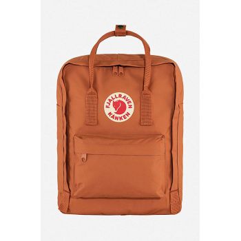 Fjallraven rucsac Kanken culoarea maro, mare, cu imprimeu F23510.243-243 de firma original