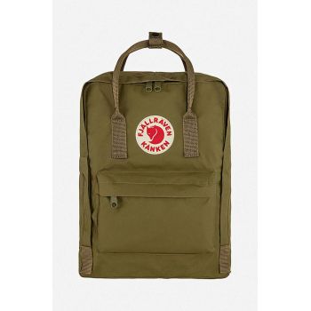 Fjallraven rucsac Kanken culoarea verde, mare, cu imprimeu F23510.631-631