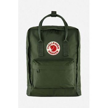 Fjallraven rucsac Kanken culoarea verde, mare, cu imprimeu F23510.660-660