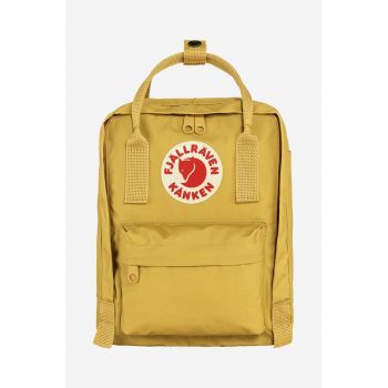 Fjallraven rucsac Kanken Mini culoarea galben, mic, cu imprimeu F23561.135-135