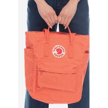 Fjallraven rucsac Kanken Totepack culoarea portocaliu, mare, uni F23710.350-350 ieftin