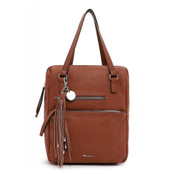 Rucsac din piele ecologica cu aspect texturat Adele