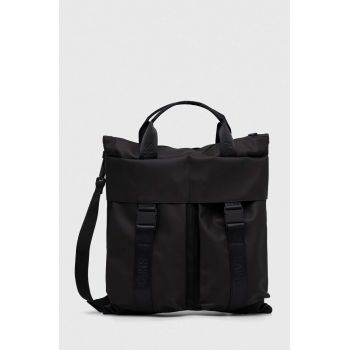 Rains geanta 14360 Tote Bags culoarea negru