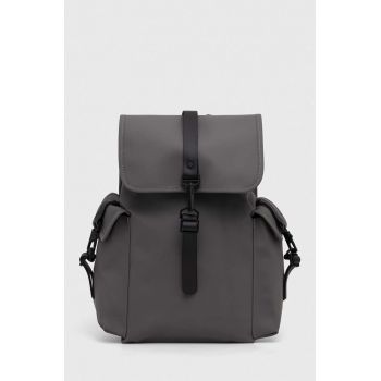 Rains rucsac 13510 Backpacks culoarea gri, mare, neted