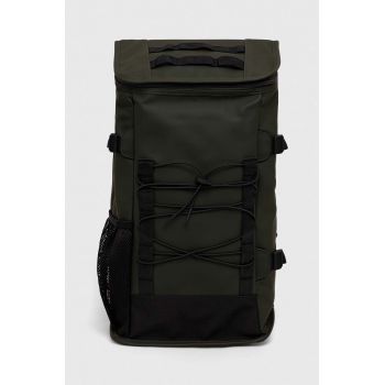 Rains rucsac 14340 Backpacks culoarea verde, mare, neted