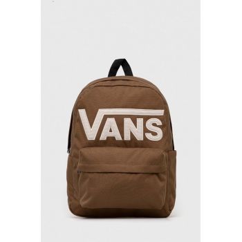 Vans rucsac Old Skool Drop culoarea maro, mare, cu imprimeu VN0A5KHP0E01