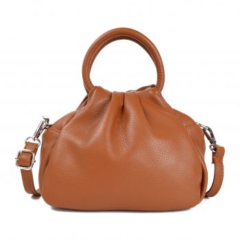 Geanta dama Agnes GT1269, piele naturala, model maro