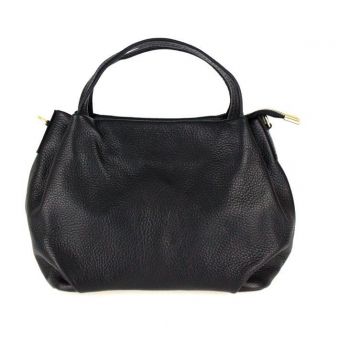 Geanta dama Bonella GT582, piele naturala, negru